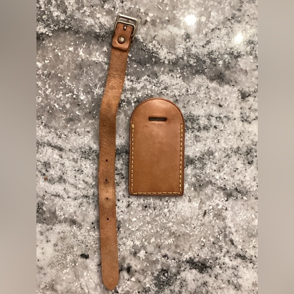 ❤️ Authentic Vintage LOUIS VUITTON small luggage tag - Picture 6 of 9